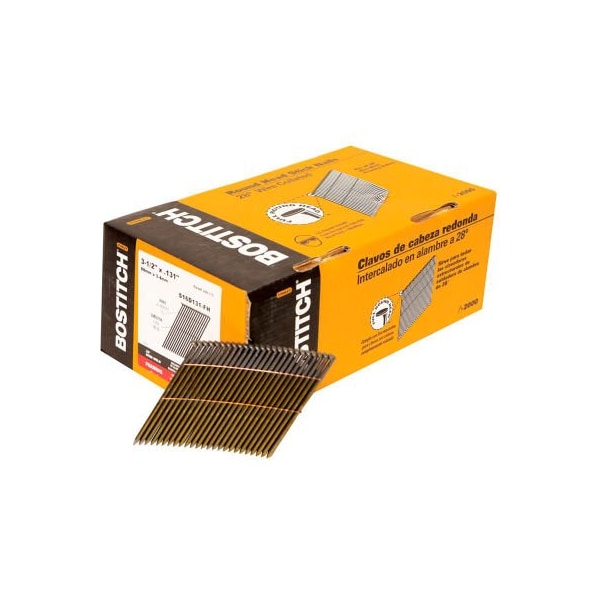 Dewalt Collated Framing Nail, 3-1/2 in L, Round Head, 28 Degrees S16D131-FH - main